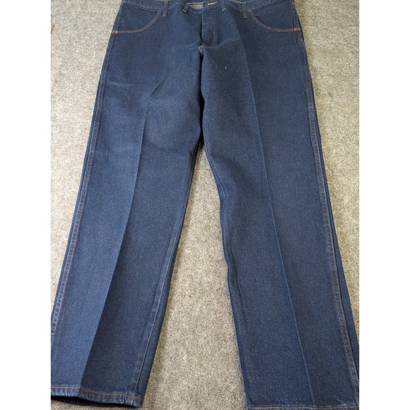 Rustler Other - Rustler Mens Regular Fit Denim Jeans Indigo Blue Cotton 87619PW 44x30 Starched
